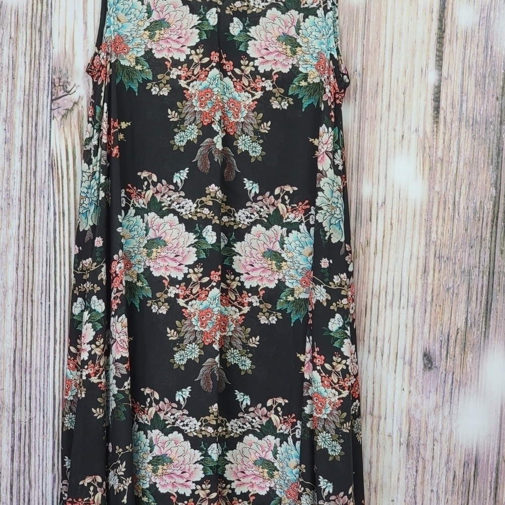 Tolani Collection Printed Asymmetrical Hem Dress View 6